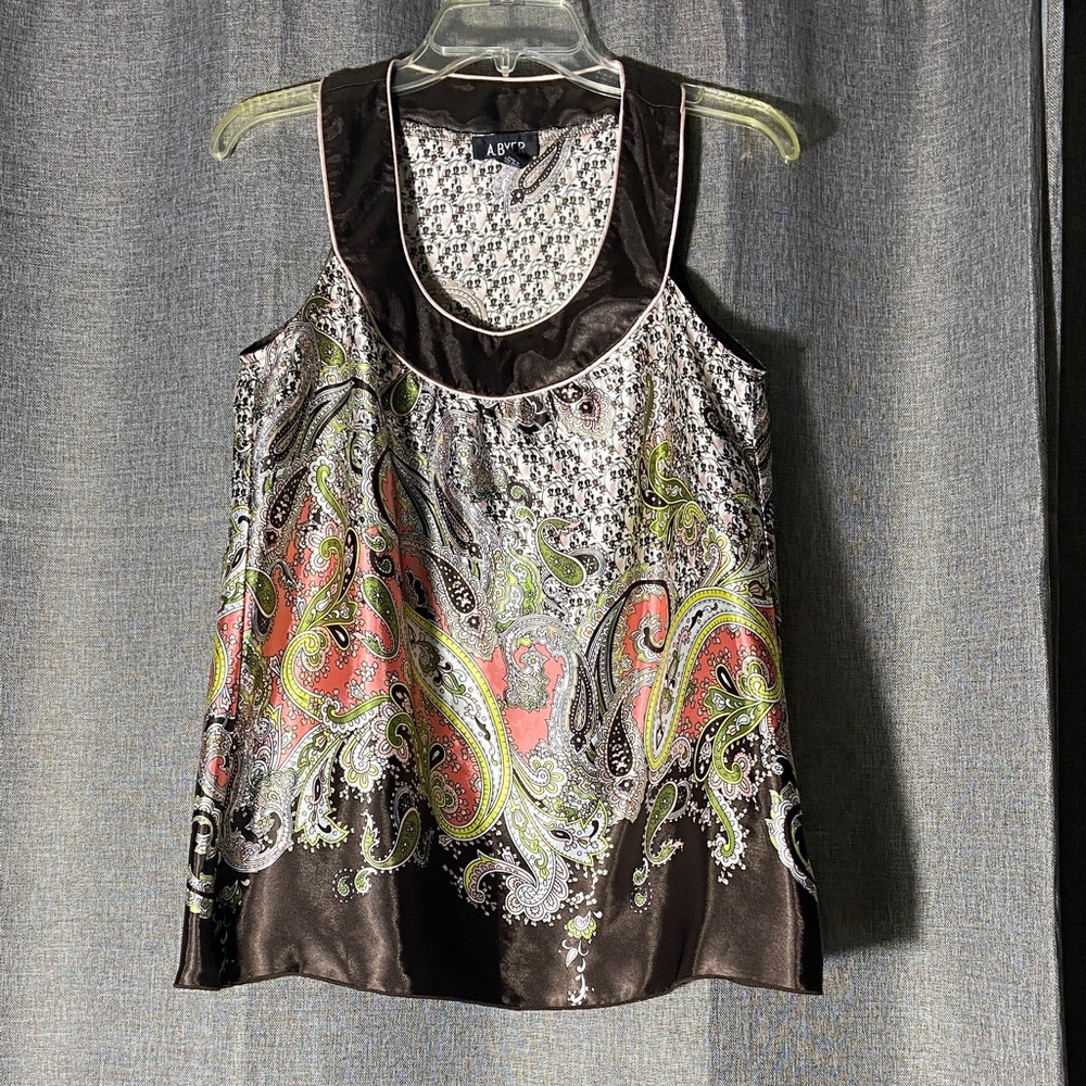 A. Byer Multicolor Paisley Blouse